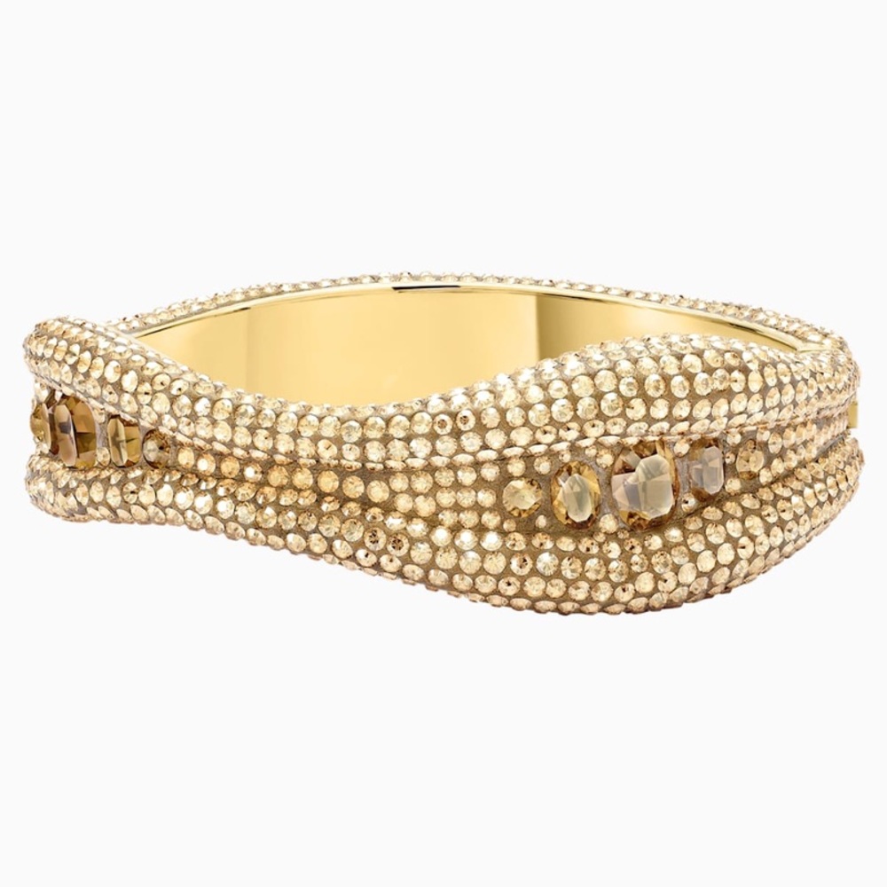 Atelier Swarovski Gold Tigris Bangle